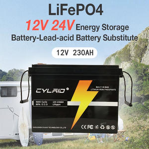 Batterie LiFePo4 rechargeable longue durée Cylaid 12v 300AH 100Ah 200Ah 400Ah Batterie Li-Ion chauffante étanche - Product Image 4