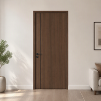 Porte intérieure en panneau de fibres à densité moyenne (MDF) étanche pour projets hôteliers, entrepôts et appartements - Fourniture en gros, design moderne et lisse