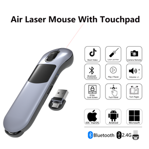Telecomando per Presentazioni Ricaricabile con Ricevitore USB e Type-C, Puntatore Laser, Fornitore OEM - Product Image 6