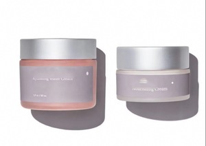 Emballage Cosmétique Haut de Gamme, Fond Épais, Rose Dépoli, Flacons et Pots en Verre pour Crème Visage de Soins de la Peau avec Couvercle en ABS - Product Image 3