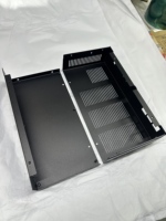 Boîtier d'amplificateur mono en aluminium usiné CNC sur mesure pour accessoires audio et vidéo