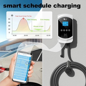 Feyree New 11kW Wall-mounted EV Charger GBT Level 2 Three Phase 16A Electric <b>Car</b> Charger Station IP65 Waterproof - Product Image 4