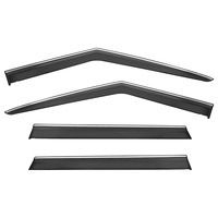 Protectores de Lluvia para Ventanas, Visores Laterales con Franja Cromada para Kia EV9 MK1 MV 2024+