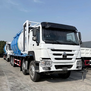 รถดูดสิ่งปฏิกูลแบบถังเก็บของเสีย H0W0 8X4 25000L 25cbm 25m3 พร้อมปั๊ม Ltaly Moro หรือ Jurop - Product Image 1