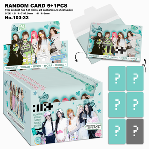 Lien pour tous les modèles |   Cartes Lomo Kpop Stray Kids /pink and Black/Bantan Boys Random Blind Box 5+1, 144 pièces, Carte Cadeau de Noël - Product Image 6