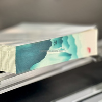 Printer inkjet Digital untuk pencetakan kustom pada tepi buku kualitas tinggi pencetak tunggal untuk kustomisasi buku individu