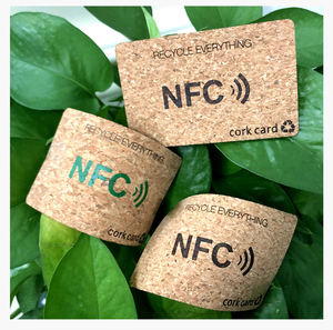 Nichen One 에코 대나무 RFID 멤버십 카드 재활용 NFC 로열티 프로그램 태그 맞춤형 디자인 코르크 카드 - Product Image 2