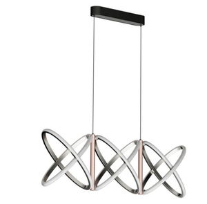 Lámpara de Techo Nueva de Color Negro, Lámpara de Araña para Comedor, Iluminación Colgante, Lámpara Colgante Tipo Vela para Pasillo, Sala de Estar - Product Image 1