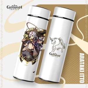 Madou Portable Mug <span class=keywords><strong>Arknights</strong></span> Tasse Isolante en Acier Inoxydable 304 Tasse à Vide Sensible à la Chaleur avec Design Mignon - Product Image 2