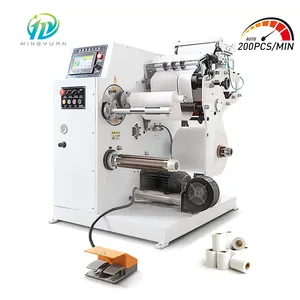 Hot sale fully automatic rewinding and slitting machine high speed slitting manufacturing machine with favorable price
