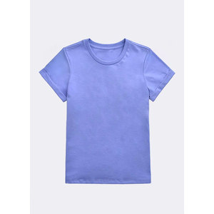 Camiseta transpirable con cuello redondo para mujer, camiseta informal a la moda, ropa suave y cómoda para uso diario en verano - Product Image 1