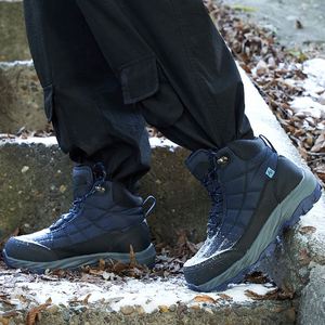 Botas de Invierno 2025 para Hombre, de Piel de Oveja y Lana Integrada, para el Noreste |   Botas de Invierno para Exteriores, Forradas de Felpa, Resistentes al Frío, con Tobillera Reforzada - Product Image 6