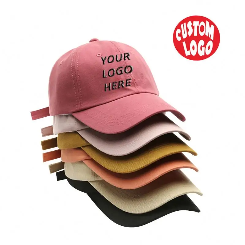 Шляпа с изогнутыми полями темно-синяя для папы унисекс Регулируемая 3D вышивка на заказ 3D вышивка логотип шляпа