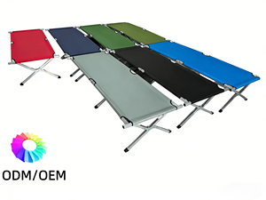 Lits de camping pliants pour dormir, mobilier de camping portable, vente en gros, personnalisable pour l'extérieur, l'intérieur, le bureau, la sieste des invités, la maison - Product Image 1