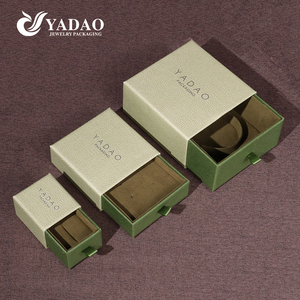 Hộp quà giấy cao cấp tùy chỉnh Yadao, bao bì dạng ngăn kéo, hộp đựng nhẫn, vòng tay, dây chuyền, bông tai, bán buôn - Product Image 1