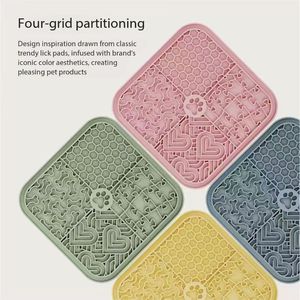 Tappetino in silicone personalizzato per cani, accessorio per ciotola, per alleviare le abitudini alimentari degli <span class=keywords><strong>animali</strong></span> domestici <span class=keywords><strong>verso</strong></span> gli <span class=keywords><strong>animali</strong></span> di piccola taglia - Product Image 1