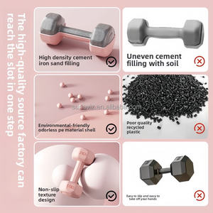 <span class=keywords><strong>Manubri</strong></span> Safe Start per tutte le età - Design anti-rotolamento con impugnatura morbida, <span class=keywords><strong>pesi</strong></span> leggeri per yoga, pilates <span class=keywords><strong>e</strong></span> fitness per principianti - Product Image 6