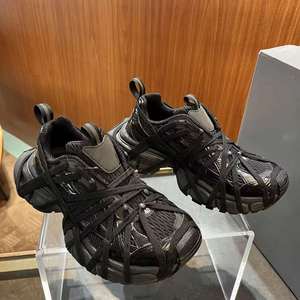 Chaussures de marque de luxe pour hommes et femmes, confortables, 3XL, chaussures de skateboard classiques, décontractées, en cuir véritable, à lacets, pour la marche et la course - Product Image 3