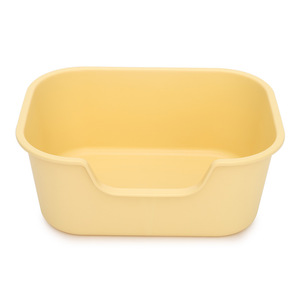 Open Style Extra Large <b>Cat</b> <b>Litter</b> Box Rectangle PP Material Splash Proof Sand Proof Semi Enclosed Integrated <b>Cat</b> Toilet For - Product Image 5