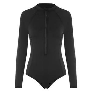 Maillot de bain menstruel une pièce 4 couches pour femme, à manches longues et fermeture éclair, anti-fuite, pour la natation et le <span class=keywords><strong>surf</strong></span> - Product Image 5