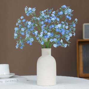 Fleurs artificielles Gypsophile violettes en soie plastique haute simulation pour mariage et décoration intérieure - Product Image 3