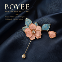 Élégante broche torsadée en velours de soie, cadeau haut de gamme pour mariage et banquet, pour femmes, multi-usage, peut être utilisée comme accessoire pour cheveux