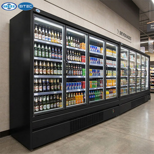 Refrigerador Vertical con Puerta de Vidrio Antivaho SDERE - Enfriador de Bebidas de Bajo Consumo para Supermercados y Minoristas DMS - Product Image 2