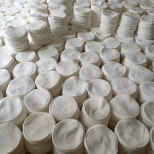 Tampons nettoyants pour le visage en <span class=keywords><strong>coton</strong></span> de bambou recyclé biodégradable, blanc naturel, réutilisables, lavables, 2 couches, boîte artisanale, <span class=keywords><strong>démaquillant</strong></span> - Product Image 5