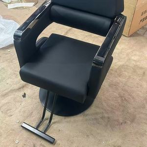 Chaise de coiffure de salon - Chaise de coiffure moderne avec accoudoirs carrés pour salons de coiffure - Product Image 2