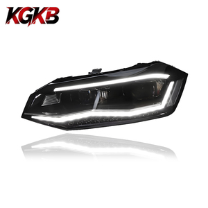 Accessori per Fari Auto KGKB per <span class=keywords><strong>VW</strong></span> Polo 2019-2024, Upgrade <span class=keywords><strong>LED</strong></span> con Effetto di Avvio, Proiettore per Fari Auto con Effetto di Avvio - Product Image 1
