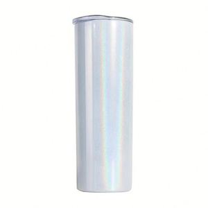 Custom Logo 20oz Rainbow <b>Glitter</b> Skinny Tumbler 600ml Double Wall Stainless Steel Insulated <b>Drinking</b> Mug - Product Image 2