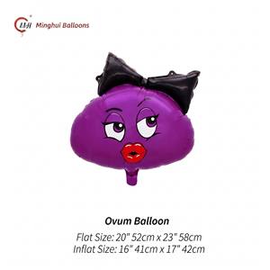 Ballon en Mylar Drôle et Coquin pour Enterrement <span class=keywords><strong>de</strong></span> Vie <span class=keywords><strong>de</strong></span> Jeune Fille - Sperm & Ovule - Décorations <span class=keywords><strong>de</strong></span> Fête Adulte - Product Image 2
