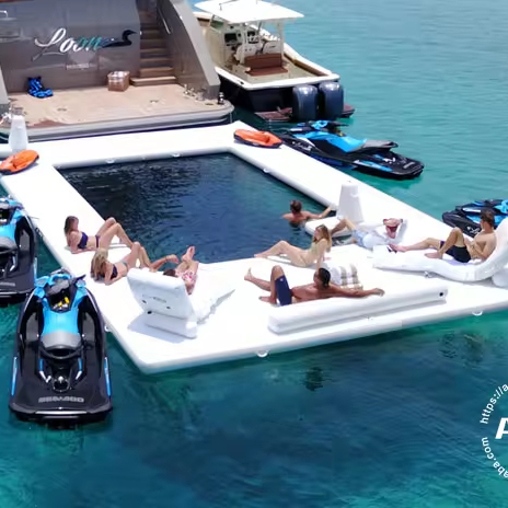 Yacht Pool Float Inflatable Floating Swimming