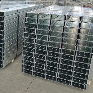 Systèmes de montage photovoltaïque en acier en forme de U ZAM C avec trous, longueur et épaisseur personnalisées - Product Image 3
