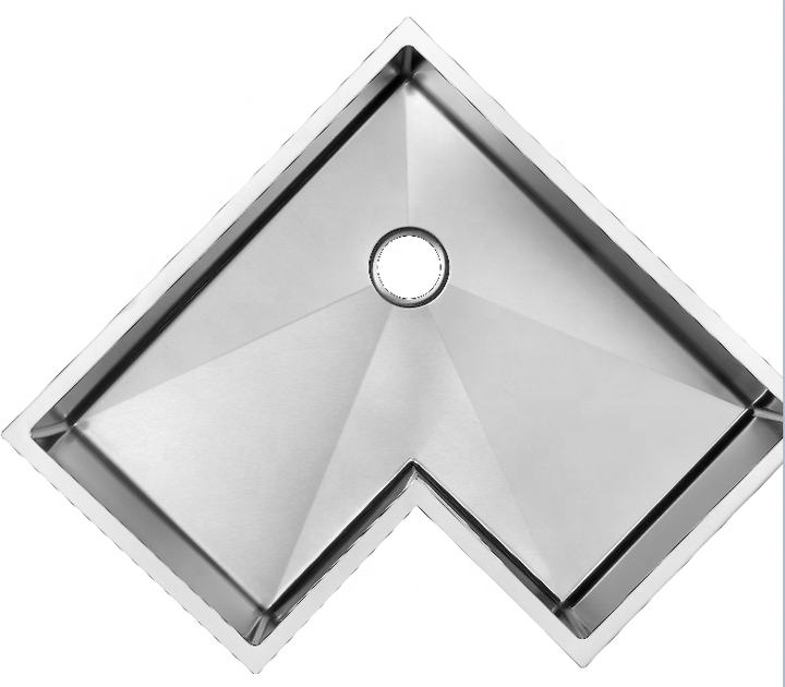 Corner Sink Vertical Design Kitchen Sinks Stainless Steel Single Bowl ...