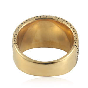 Snake <b>Ring</b> Stainless Steel Gold <b>Black</b> Two Tone Animal Design <b>Men</b> Punk Style Party Jewelry 24042 - Product Image 2