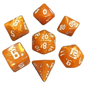 Bộ Xúc Xắc Bán Chạy Bộ Xúc Xắc Nhựa Acrylic Giá Rẻ Chất Lượng Tốt Bộ Xúc Xắc Dnd Mới Màu Trơn - Product Image 4