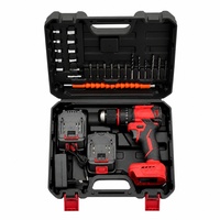 Perceuse sans fil 21V sans balais, kit d'outils électriques pour l'assemblage de meubles de patio extérieur, avec batterie au lithium et tournevis électrique