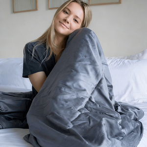 <span class=keywords><strong>Couverture</strong></span> lestée pour adultes, housse amovible en bambou pour <span class=keywords><strong>couverture</strong></span> lourde rafraîchissante, idéale pour les personnes qui ont chaud la nuit. - Product Image 4