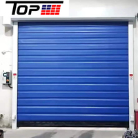 Porte à enroulement rapide automatique industrielle en PVC haute vitesse pour entrepôt, usine, logistique, quai de chargement