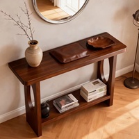 Console d'entrée en bois massif, style simple et moderne, pour la maison