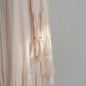 Nueva Abaya <span class=keywords><strong>2026</strong></span> EID para Mujer, Abaya de Lino Viscosa Plisada, Abaya Abierta, Vestido Musulmán, Ropa Islámica, Cárdigan para Mujer, Hiyab, Conjunto de 2 Piezas - Product Image 6