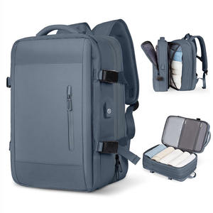 Mochila de Viaje Multifuncional Personalizada de Gran Capacidad, 3 Formas de Transporte, Bolsa de Viaje para Portátil, Puerto de Carga USB - Product Image 1