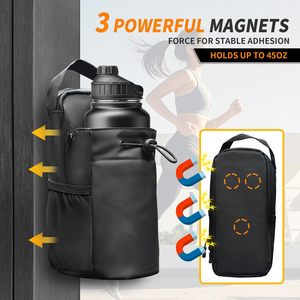 Proveedor de Fábrica, Nuevo Diseño Personalizado, Bolsa de Gimnasio Magnética de Liberación Rápida para Hidratación con Porta Botella de Agua - Product Image 4