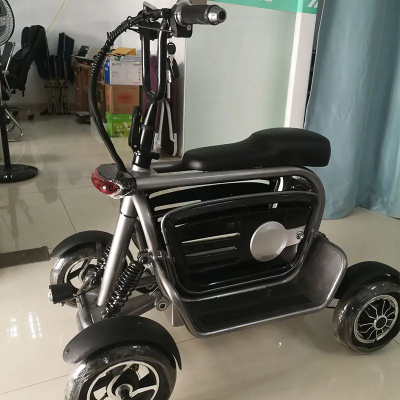 Foldable perfect travel transformer 4 wheel electric golf mobility scooter 800 watts for elderly adult