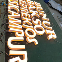 Personnalisé de haute qualité 3D LED Infinity Mirror Personnage Publicité Business Letter Abyss Mirror Enseigne lumineuse