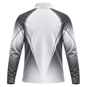 Camiseta con Cierre de Cremallera para Hombre, Flexible, Resistente a Desgarros, Sublimada, para Golf, Tenis y Deportes, con Logotipo Personalizado - Product Image 4