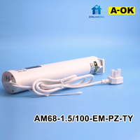 Motor de Cortina Electrónico Moderno y Silencioso A-OK, Zigbee 3.0, Control por Aplicación, CA 220V, 1.5Nm de Torque, para Rieles de Cortina Motorizados de Exterior