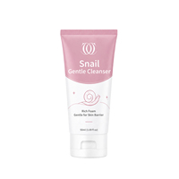 Nettoyant doux coréen OEM/ODM à base de bave d'escargot, réparateur de barrière cutanée, à faible pH, apaisant à la Centella, mousse nettoyante visage pour tous types de peaux