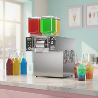 Machine à glace flocon de neige Intelligente efficace 4 saveurs bloc de glace Dessert lait neige machine à glaçons coréen Bingsu Machine